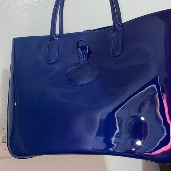 Longchamp Handbags - Longchamp Blue ROSEAU ESSENTIAL LARGE Tote Bag for SALE!